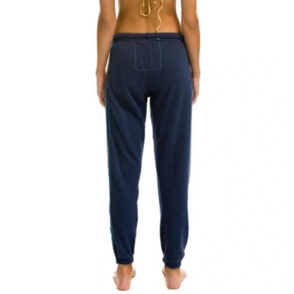 Aviator Nation Stripe Sweatpants in Navy - Picture 4 of 9